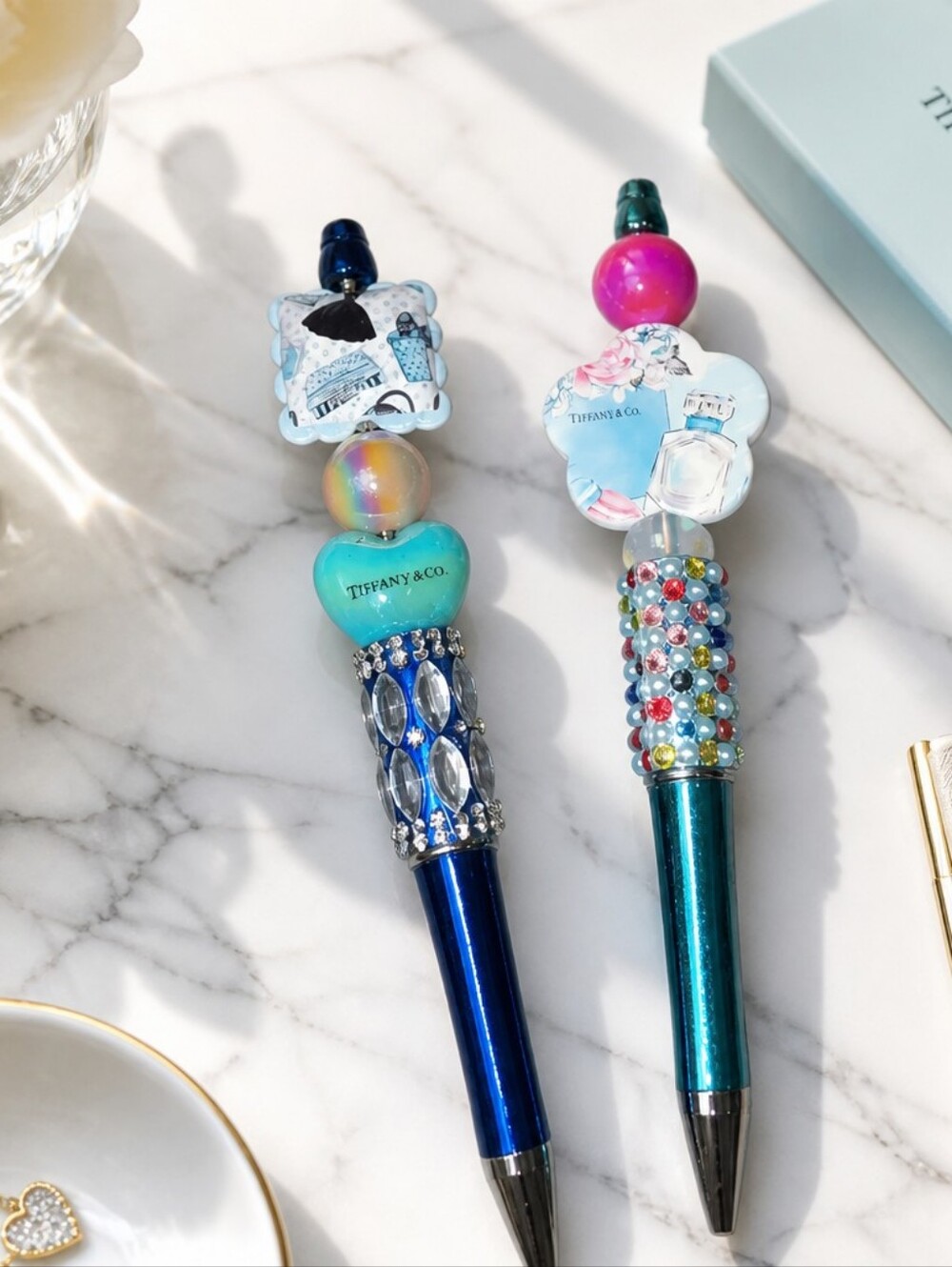Handcrafted Beaded Pens x2